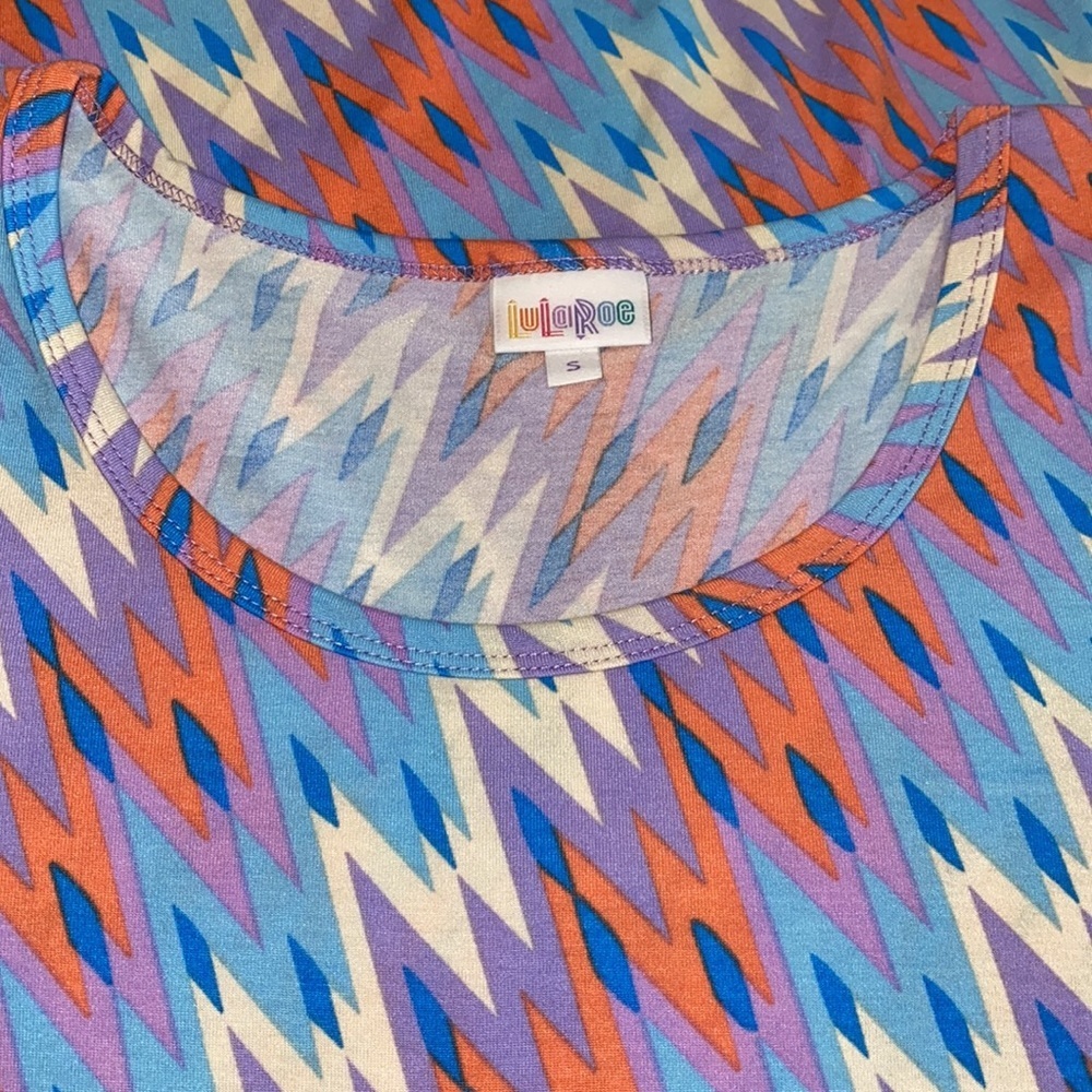 LuLaRoe Ana maxi dress size S geometry pattern - Picture 6 of 12